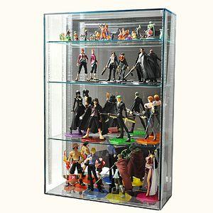 送料無料 可動棚 置き式 】アクリルコレクションケースG8 ガラスエッジ