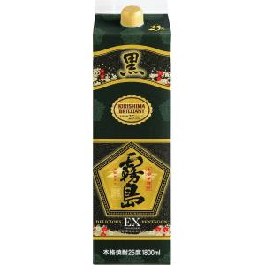 霧島酒造 黒霧島EX 25度 チューパック ( 1800ml ) : 爽快ドラッグ