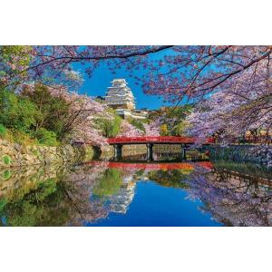 ジグソー日本の風景「三春の滝桜」フレームセット（1000P） (パズル