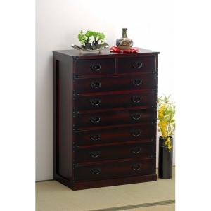 箪笥 引き出し 和風 昭和 レトロ 古風 桐 タンス たんす 完成品 桐箪笥