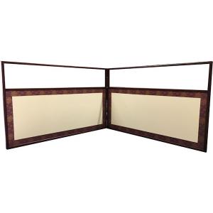 風炉先屏風 尺八寸 1尺8寸 上透し 玉桑枠 裏網代 アジロ 茶道具 茶室