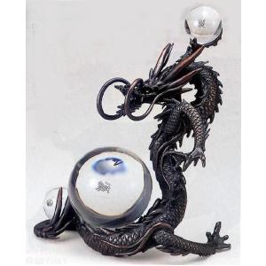 龍の置物 縁起物｜ 瑞龍 ｜合金製 化粧箱入り 【高岡銅器 置物】175d24