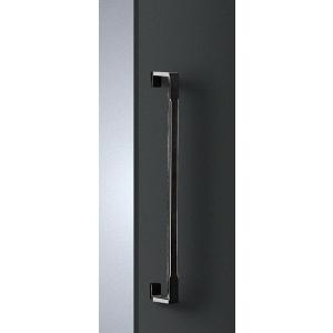 和鉄製ドアハンドル ユニオン T890 南部鉄 ブラックペイント 両面1組