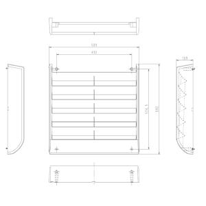 ダイキン（DAIKIN） KPW937F4 業務用エアコン 風向調整板 部材