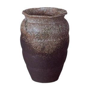 信楽焼大壷 窯肌松皮壺型花瓶20号 : 器屋一信ヤフー店 - 通販