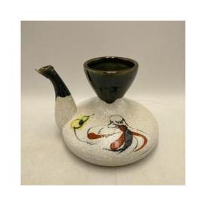 燗瓶 カッパ1合 かんぴん 直火用 熱燗 お酒 陶器 徳利 : よろづや百貨