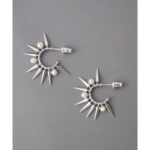 e.m.（イーエム） ピアス シルバースタッズパールピアスL レディース