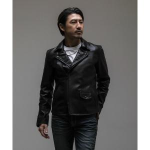 VANQUISH（ヴァンキッシュ） 革ジャン ライダース カウレザー シングル