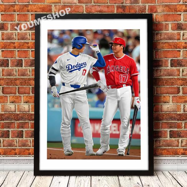 ヤマちゃん ドジャースフリーマン MLB！A3ポスターフレーム付きセット