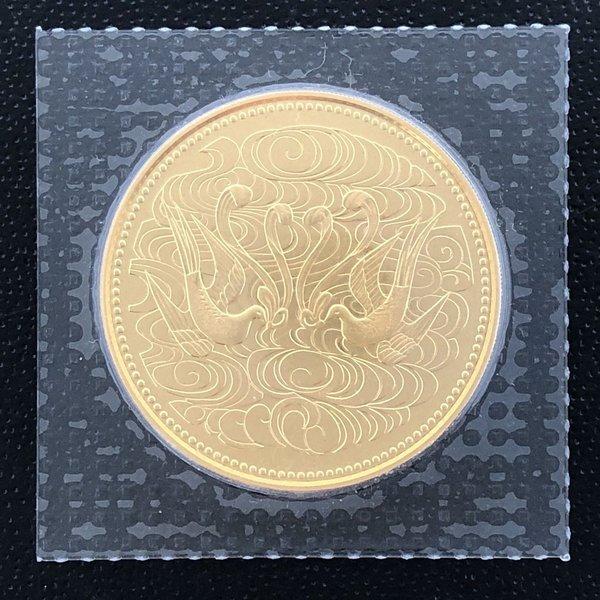 天皇陛下御在位60年記念10万円金貨幣 昭和61年銘（ブリスターパック