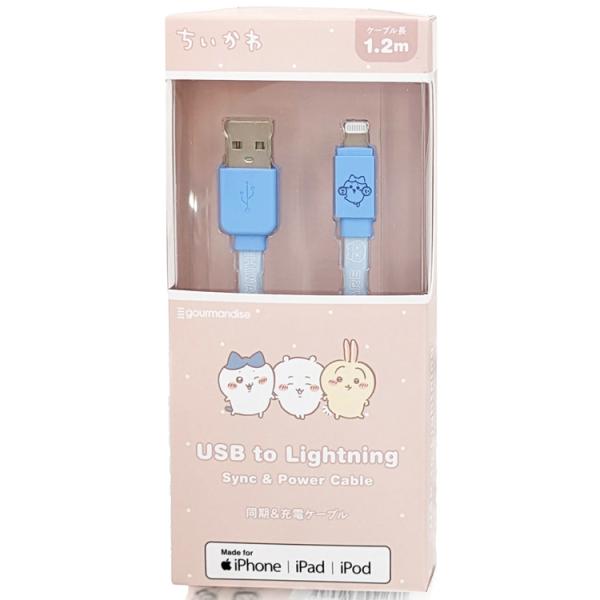 ちいかわ Lightning対応 同期＆充電ケーブル ハチワレ 551241 LINE