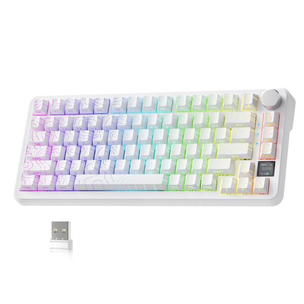 中古】ATTACK SHARK メカニカルキーボードX85PRO【美品】 中古】ATTACK