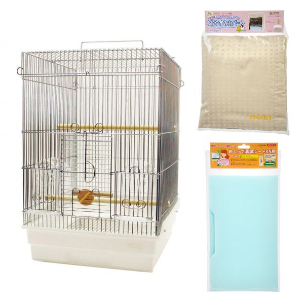 HOEI 鳥かご ステンレス製 インコ ケージ HOEIの鳥かご ステンレス大型
