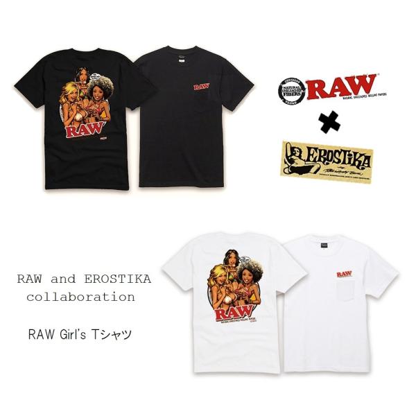 RAW 正規品 ガールズ ポケット Tシャツ Rockin'JellyBean ロッキン