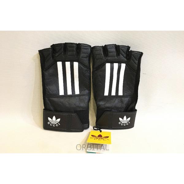 二子玉)GUCCI×adidas グッチ×アディダス 23AW 未使用 718430 レザー