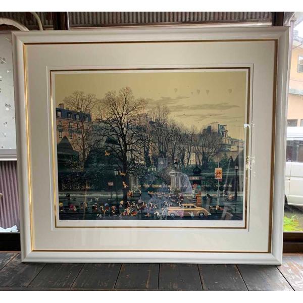 ヒロヤマガタ「ギフト」 シルクスクリーン ED100/250 額装