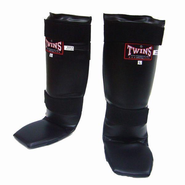 ツインズ TWINS 合皮製 キックボクシング レガース スネサポーター