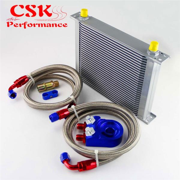 厚木オート製 汎用オイルクーラー 12段 オイルアタッチメント 厚木