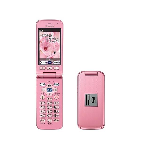富士通（FUJITSU） F-02J らくらくホン docomo ピンク [Pink] ガラホ