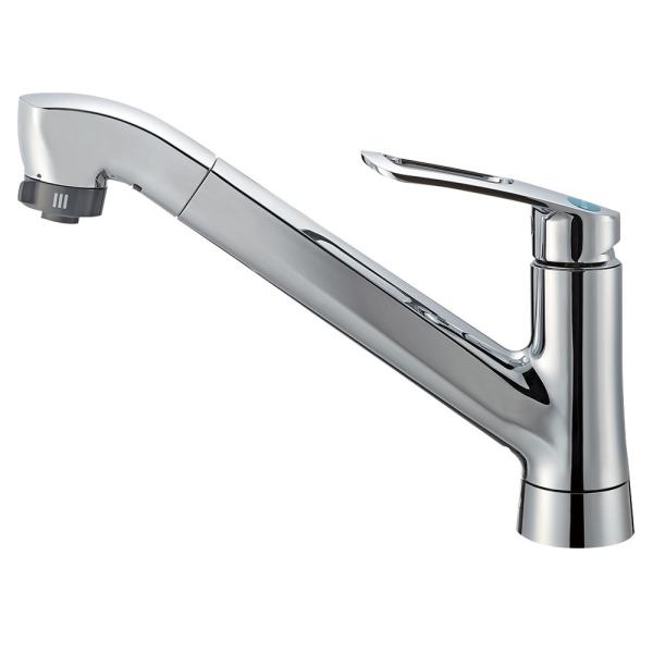 SANEI シングルワンホールスプレー混合栓 寒冷地用 K87121E2TJK-13 (水