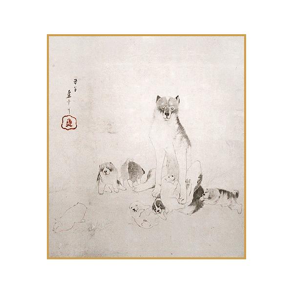 長沢蘆雪 色紙 申・猿 長沢蘆雪 色紙 申・猿 特別展 生誕270年 長沢芦