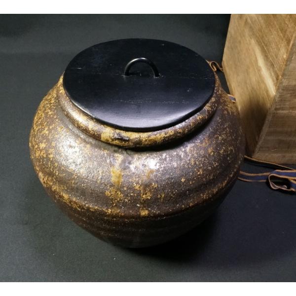 s*a様 古備前波状紋壷/桂又三郎鑑定箱入り s*a様 古備前波状紋壷/桂