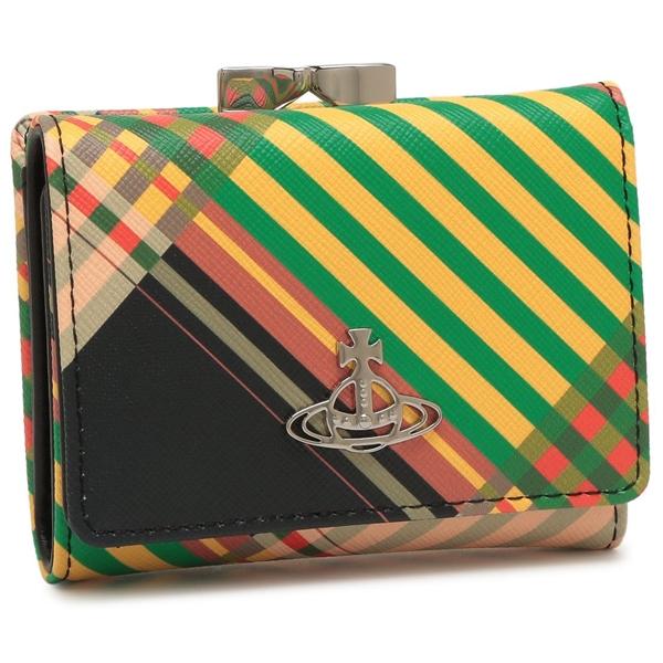 Vivienne Westwood 未使用 チェック柄 三つ折財布 かわいい！ 【可愛
