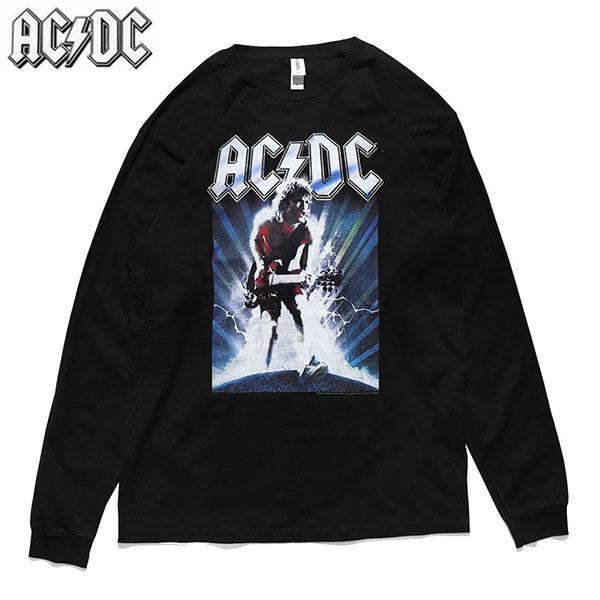 AC/DC ハイウェイ・トゥ・ヘル 1979ツアーロンT ブラックフェード XL