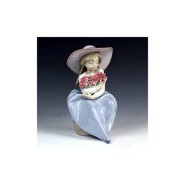 LLADRO（リヤドロ） リヤドロ（Lladro リアドロ 陶器人形 置物） 花と