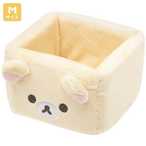 ティッシュもってるコリラックマいちご ぬいぐるみ ケース ボックス