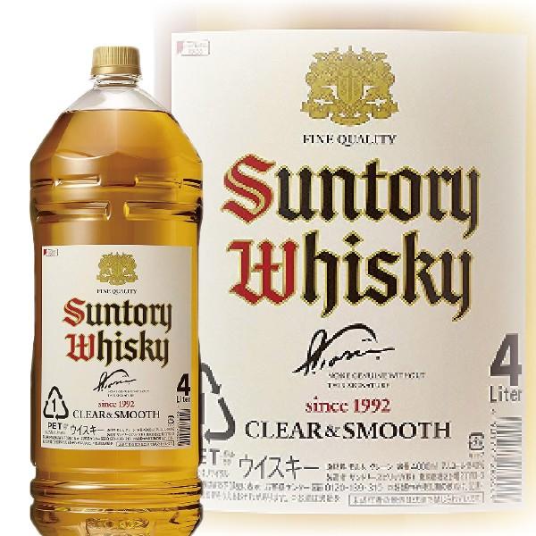 サントリーウイスキー 角瓶 ウイスキー サントリー 白角 4000ml ペット