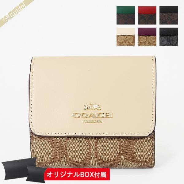 COACH（コーチ） 二つ折り財布 レディース シグネチャー スクエア ミニ
