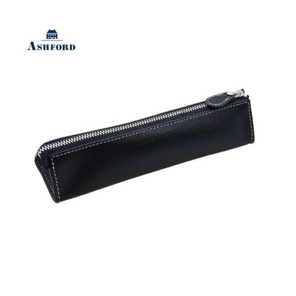 アシュフォード ディープ ペンケース ネイビー 筆箱 Ashford 8662-077