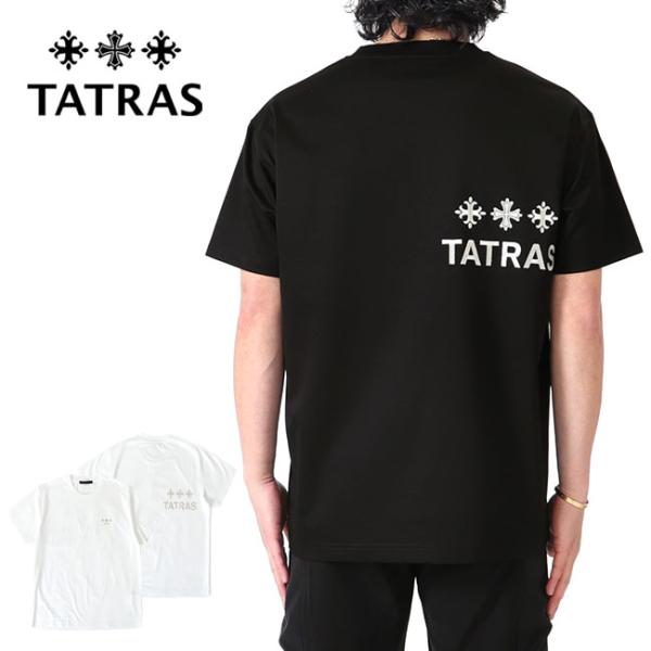 TATRAS タトラス NUNKI ヌンキ ロゴ刺繍 Tシャツ 半袖Tシャツ メンズ