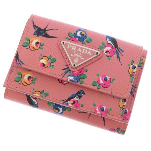 PRADA（プラダ） 財布 サフィアーノ コンパクトウォレット 1MH021