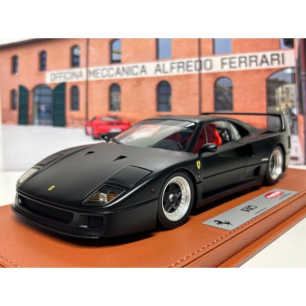 B.B.R 新発売！ BBR 京商 1/18 Ferrari F40 マットブラック レッド