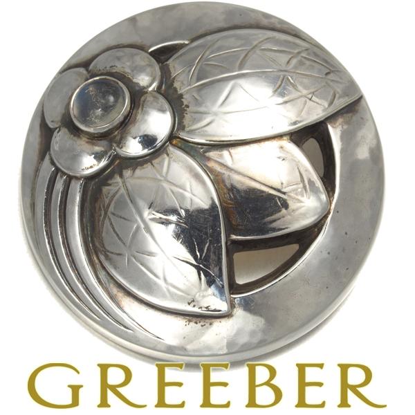 Georg Jensen（ジョージ ジェンセン） ブローチ ムーンストーン 127