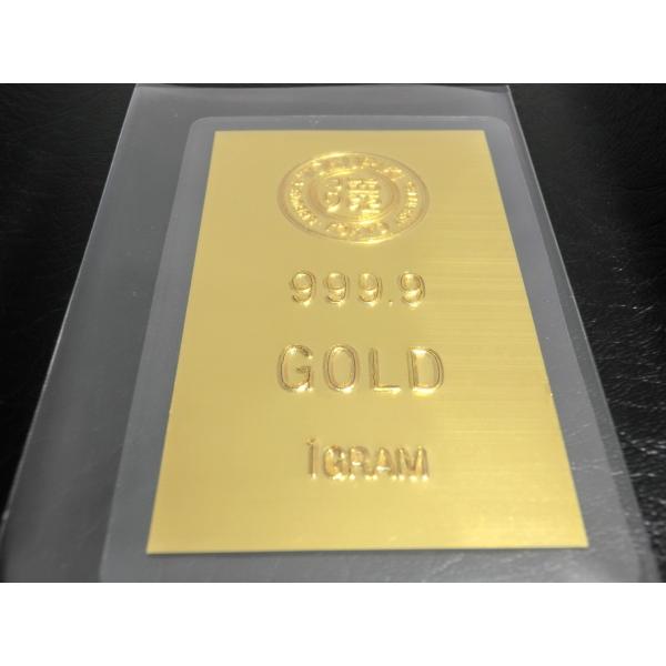 田中貴金属。純金カード1グラム。セブンイレブン記念品。 人気 田中