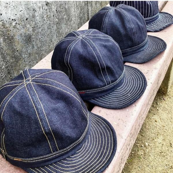 アーミーキャップ セルビッチデニム 送料無料 大きいサイズ POW CAP