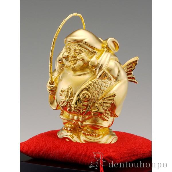 純金 恵比寿様 15g ( 光則（金工芸） 木札名入れ有料 恵比寿 大黒 宝船