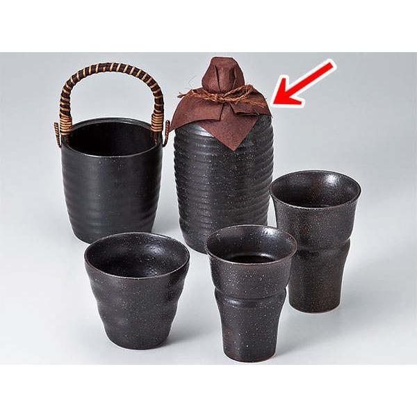 酒器 とっくり/ 天正黒焼酎徳利4号 /陶器 日本酒 業務用 ギフト