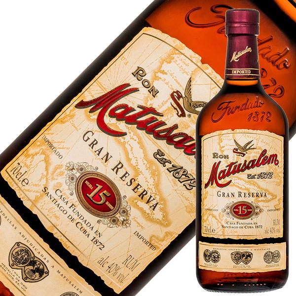 ラム ロン マツサレム グランレゼルバ 15年 40度 正規 700ml