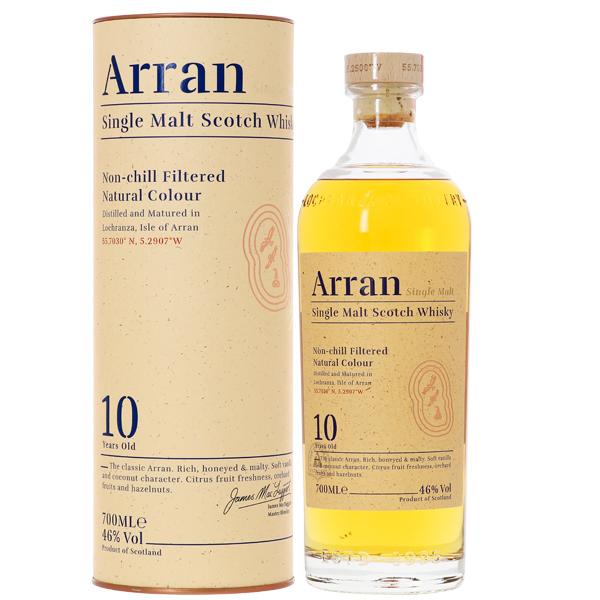 ウイスキー アラン モルト 10年 46度 並行 円筒箱付 700ml 包装不可