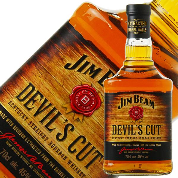 ジムビーム ウイスキー ジム ビーム デビルズカット 45度 正規 箱なし
