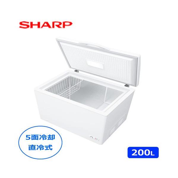 シャープノンフロン冷凍庫 FC-S20D-W 200 L 冷凍庫 ホワイト SHARP FC