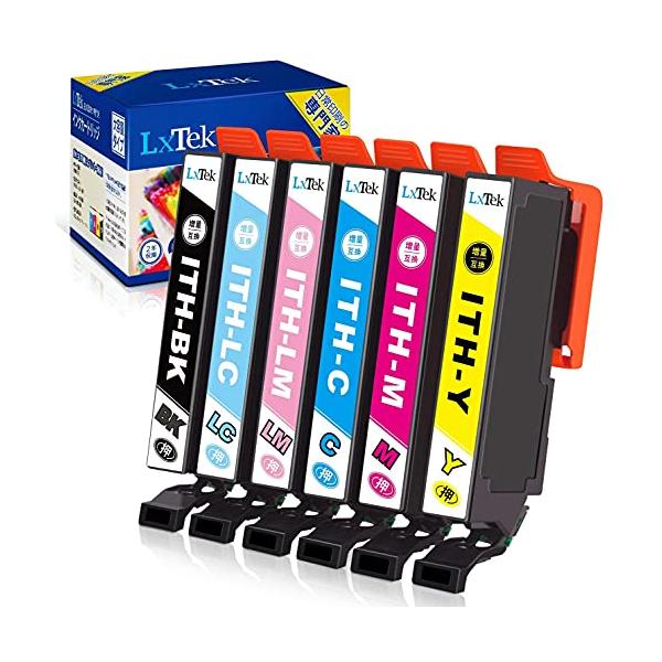 LxTek ITH-6CL 互換インクカートリッジ エプソン(Epson)用 ITH