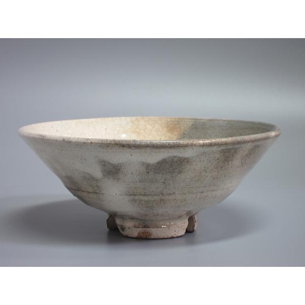 古萩写 粉引割高台茶碗 武造 共箱 : 茶道具商 越中屋 - 通販 - Yahoo