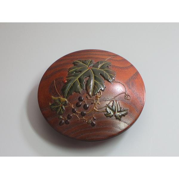 清代 同治年製 蝙蝠文合子 香合 清代 同治年製 蝙蝠文