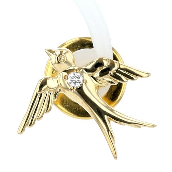 MIKIMOTO ミキモト K18YG イエローゴールド 真鍮 ブローチ