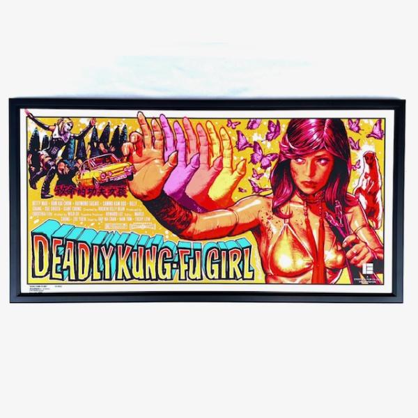 ロッキンジェリービーン DEADLY KUNG-FU GIRL ポスター 正規 150枚限定